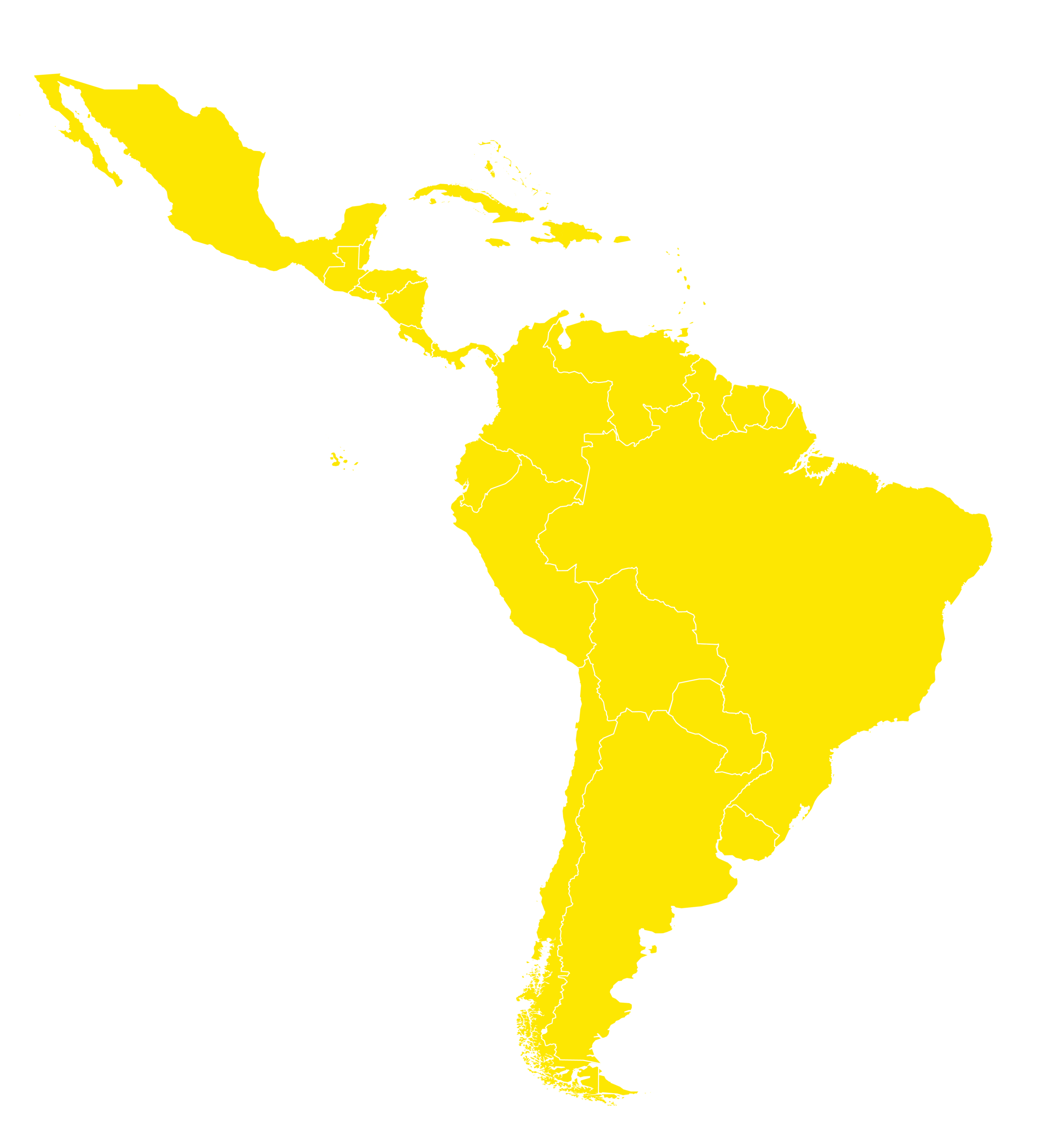 Mapa Latinoamérica RECOR